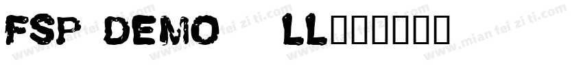 FSP DEMO   ll字体转换